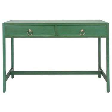 Esther 2 Drawer Desk in Turquoise