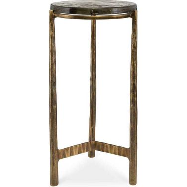 Eternity Accent Table In Brass