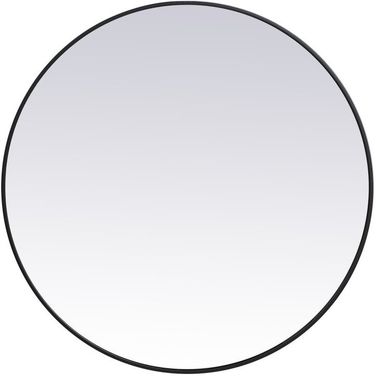 Eternity Black Round Mirror MR4839BK