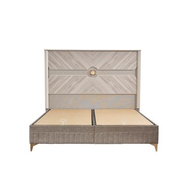 Eternity King Panel Bed In Beige