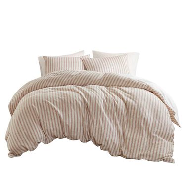 Etta 3Pcs Duvet Set In Terracotta