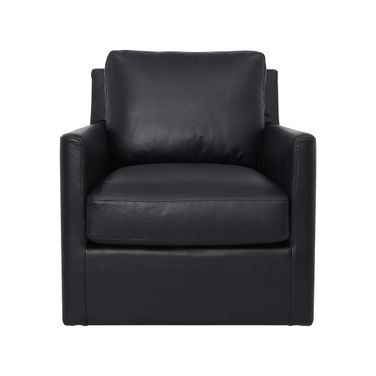 Europa Swivel Glider In Black