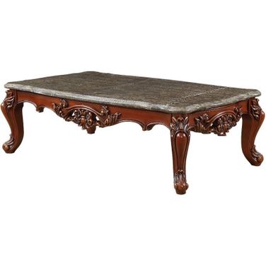 Eustoma Marble and Walnut Coffee Table