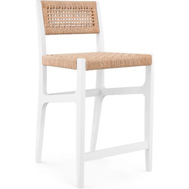 Eva Counter Stool In Eggshell White