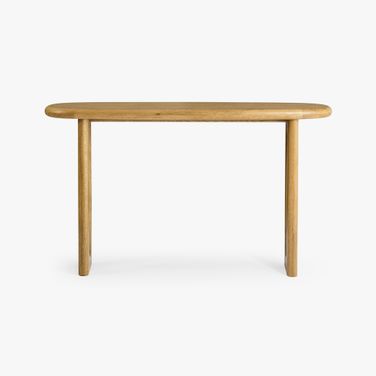 Eva Oak Console Table In Natural