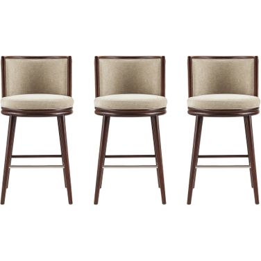 Evalyn Barstool Set of 3 In Natural