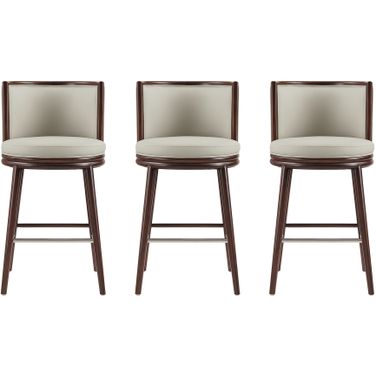 Evalyn Barstool Set of 3 In Stone