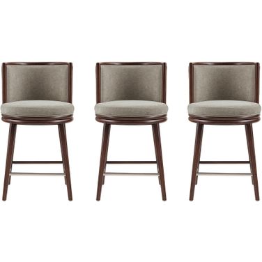 Evalyn Counter Stool Set of 3 In Dove