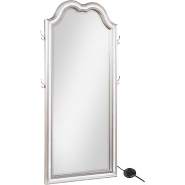 Evangeline Full Length LED Floor Mirror Silver Oak