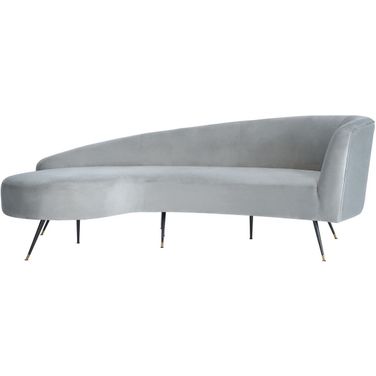 Evangeline Parisian Sofa In Grey