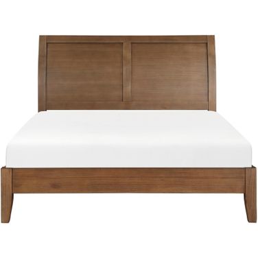 Evans California King Platform Bed In Brown