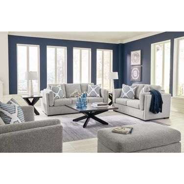 Evansley Living Room Set In Pewter