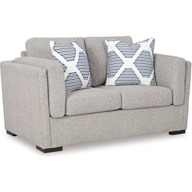 Evansley Loveseat In Pewter