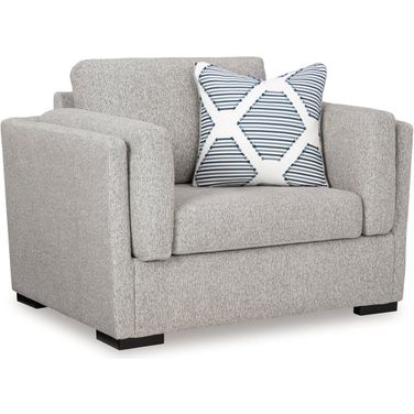 Evansley Oversized Chair In Pewter