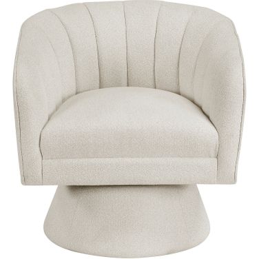 Eve Swivel Chair In Beige