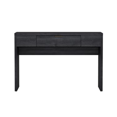 Evelyn 47 Inch 1-Drawer Writing Desk In Charcoal Gray