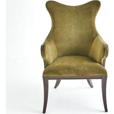 Evelyn Chair In Moss Velvet