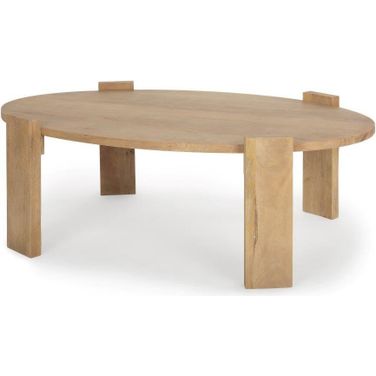 Evelyn Light Brown Oblong Coffee Table