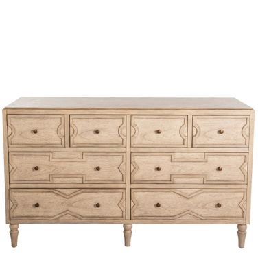 Everest Dresser In Blonde Natural and Antique Bronze