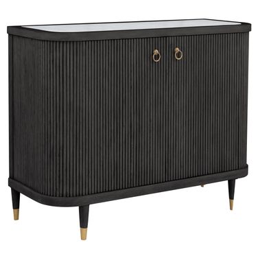 Everett Demilune Credenza In White