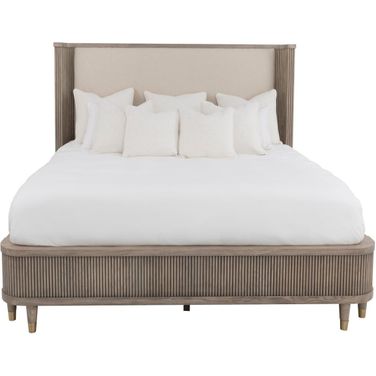 Everett Queen Bed In Biscotti and Cream