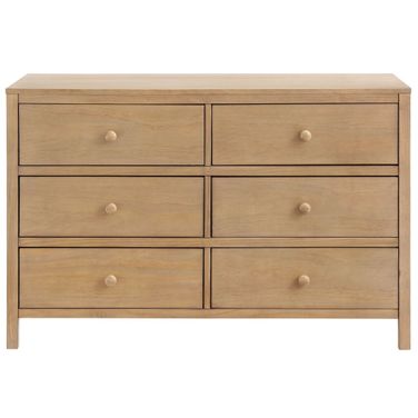 Everlee 6-Drawer Dresser In Honey Wood