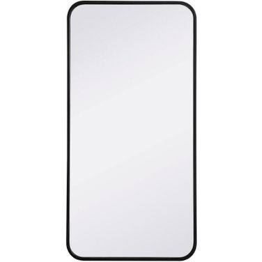 Evermore Black Rectangular Mirror MR801836BK