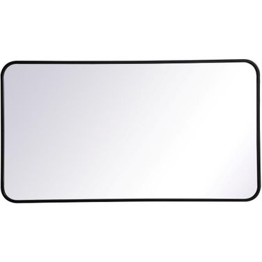 Evermore Black Rectangular Mirror MR802240BK