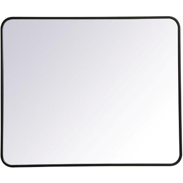 Evermore Black Rectangular Mirror MR803036BK