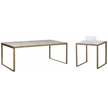 Evert White Occasional Table Set