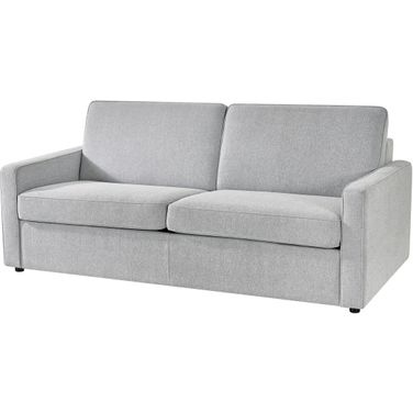 Everyday Lenio Queen Fabric Sleeper Sofa In Gray