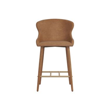 Evora Counter Stool In Milliken Cognac