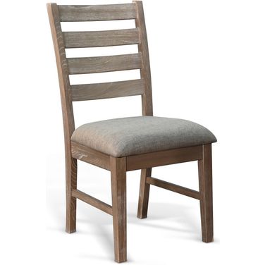 Evy Ladderback Dining Chair In Wheat