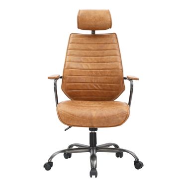 Executive Orange Swivel Office Chair