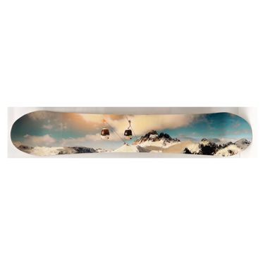 Exhilarating Ski Lift Snowboard Decko - Board Wall Art In Multi