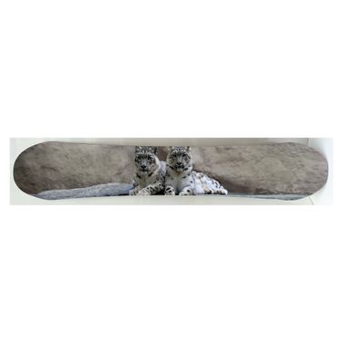 Exhilarating Snowboard with Snow Leopards Decko - Board Wall Art In Multi