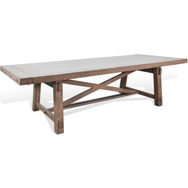 Extension Dining Table with Leaves In Natural