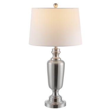 Ezra Iron Table Lamp in Nickel