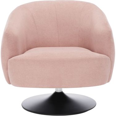 Ezro Upholstered Accent Chair in Blush