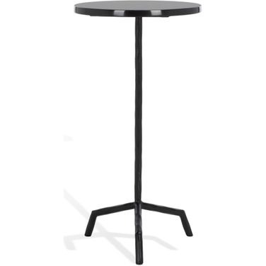 Fabrianna Marble Top Drink Table In Black