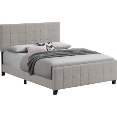 Fairfield Eastern King Upholstered Panel Bed Beige