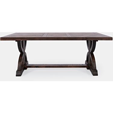 Fairview Herringbone Coffee Table In Oak