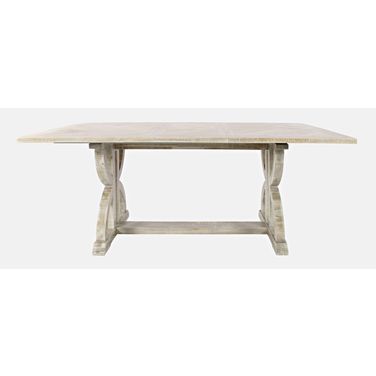 Fairview Herringbone Counter Height 78 Inch Dining Table In Ash