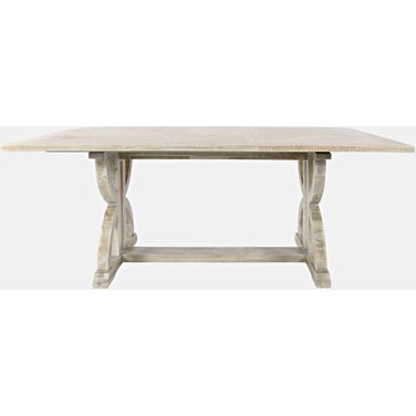 Fairview Herringbone Extension 78 Inch Dining Table In Ash