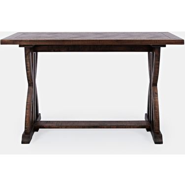 Fairview Herringbone Sofa Table In Oak