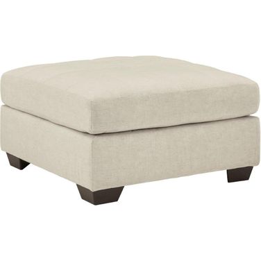 Falkirk Parchment Oversized Accent Ottoman