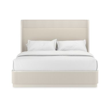 Fall In Love King Bed In Matte Pearl