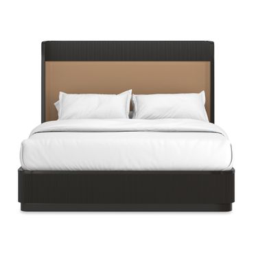 Fall In Love King Platform Bed In Dark Chocolate