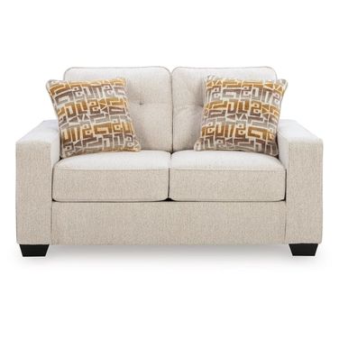 Fanciful Loveseat In Stone