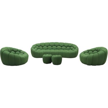 Fantasy Ottoman In Green